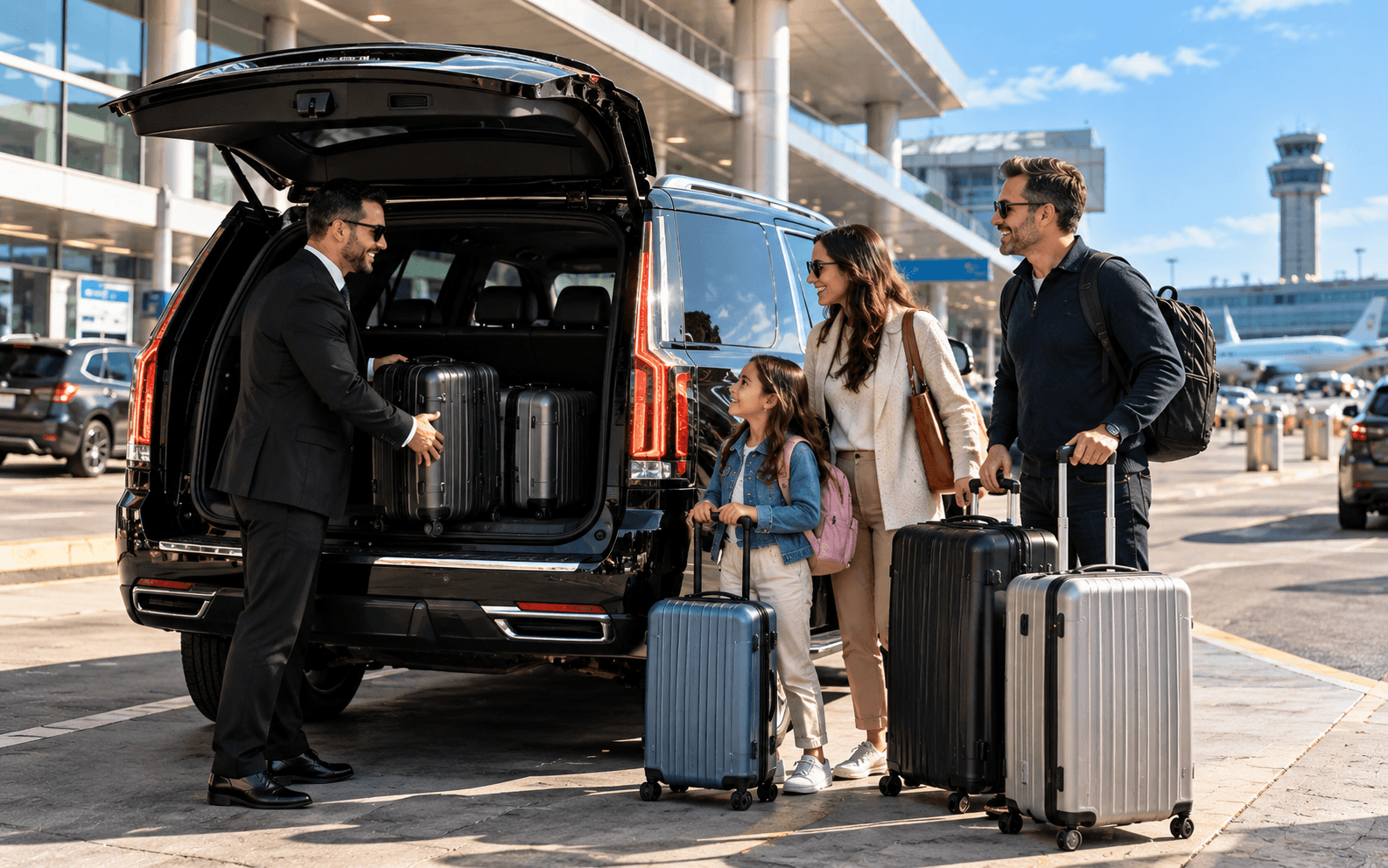 Chevrolet Suburban SUV for airport and group journeys